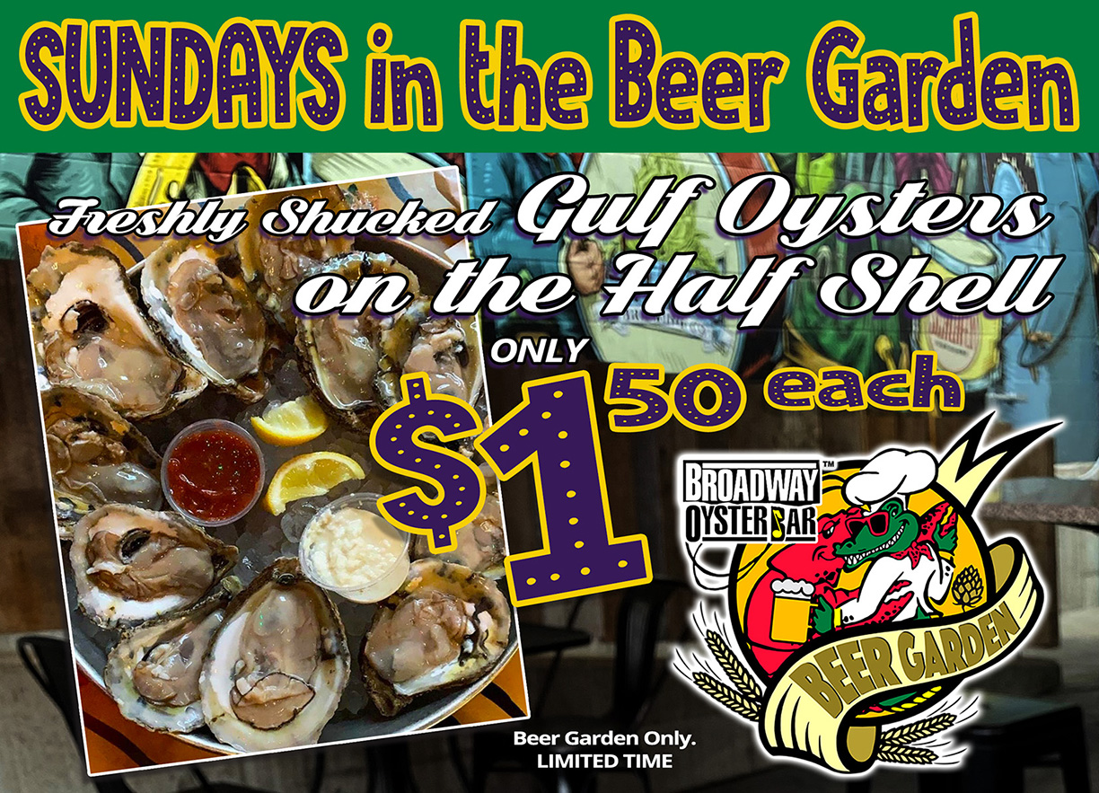 Broadway Oyster Bar Beer Garden oysters special image