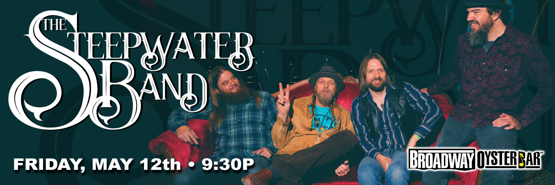 Steepwater Band performs at Broadway Oyster Bar